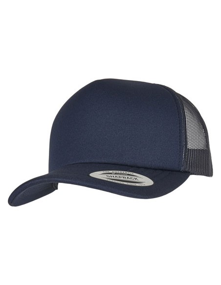 FLE-6320-YP Classics® Classic Curved Visor Foam Trucker Cap 2